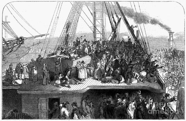 irish-immigrants-ship-1850-granger